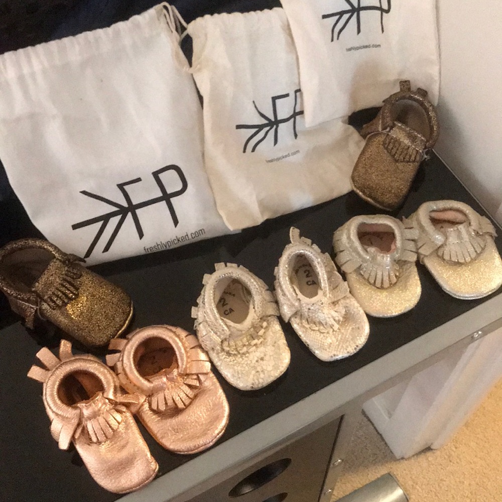 Freshly Picked Baby Girl Booties Bundle